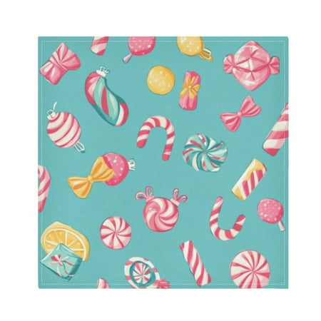 

Napkin Satin Napkin 20*20Inchx4 Kitchen Towel Dinner Plate Towel Decorative Towel Napkin Tea Towel Suitable For Kitchen Table Candy Cute Cartoon