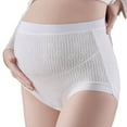 thumbnail image 3 of Women's Firm Shapewear Pack,Shaping Brief with Tummy Control,1Pack,pure cotton maternity underwear,Womens Cotton Maternity Underwear Maternity Pregnancy Panties Postpartum Mother Under Bump Underwear, 3 of 6