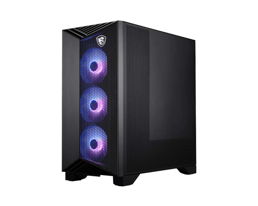 MSI MPGGUNGNIR211RAIRFLOWPZ Mid-Tower Gaming PC Case