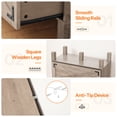 thumbnail image 6 of 2-Drawer File Cabinet, File Cabinet for Home Office, Lateral File Cabinet with Drawers and Charging Station, 2 Outlets and 2 USB Ports, for Legal-Sized Files, for Home Office, Greige BG09UWJ01, 6 of 10