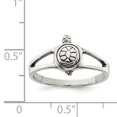 thumbnail image 2 of 925 Sterling Silver Sea Turtle Ring Animal, 2 of 6