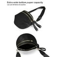 thumbnail image 5 of Women's Nylon Crossbody Bum Bag Adjustable Wide Strap Multi-Pocket Lightweight Water Resistant Solid Color for Daily Travel Errands, 5 of 8