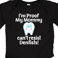 thumbnail image 4 of Inktastic Proof Mommy Cant Resist Dentist Dad Boys or Girls Long Sleeve Baby Bodysuit, 4 of 5
