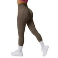 thumbnail image 6 of Yoga Women Leggings 2025 Women's Solid Color Seamless Fashion Tight Sports Pants Butt Lifting Fitness Pants Workout Leggings for Women 4 Way Stretch No See Through Tummy Control Workout Yoga Pants, 6 of 7