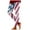 Red, variant on Yoga Pants Flare for Women's American 4Th of July Leggings(Red,XL)