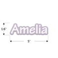 thumbnail image 4 of Stickers de conejito con nombre personalizado, vinilo impermeable (6 piezas), 4 of 5