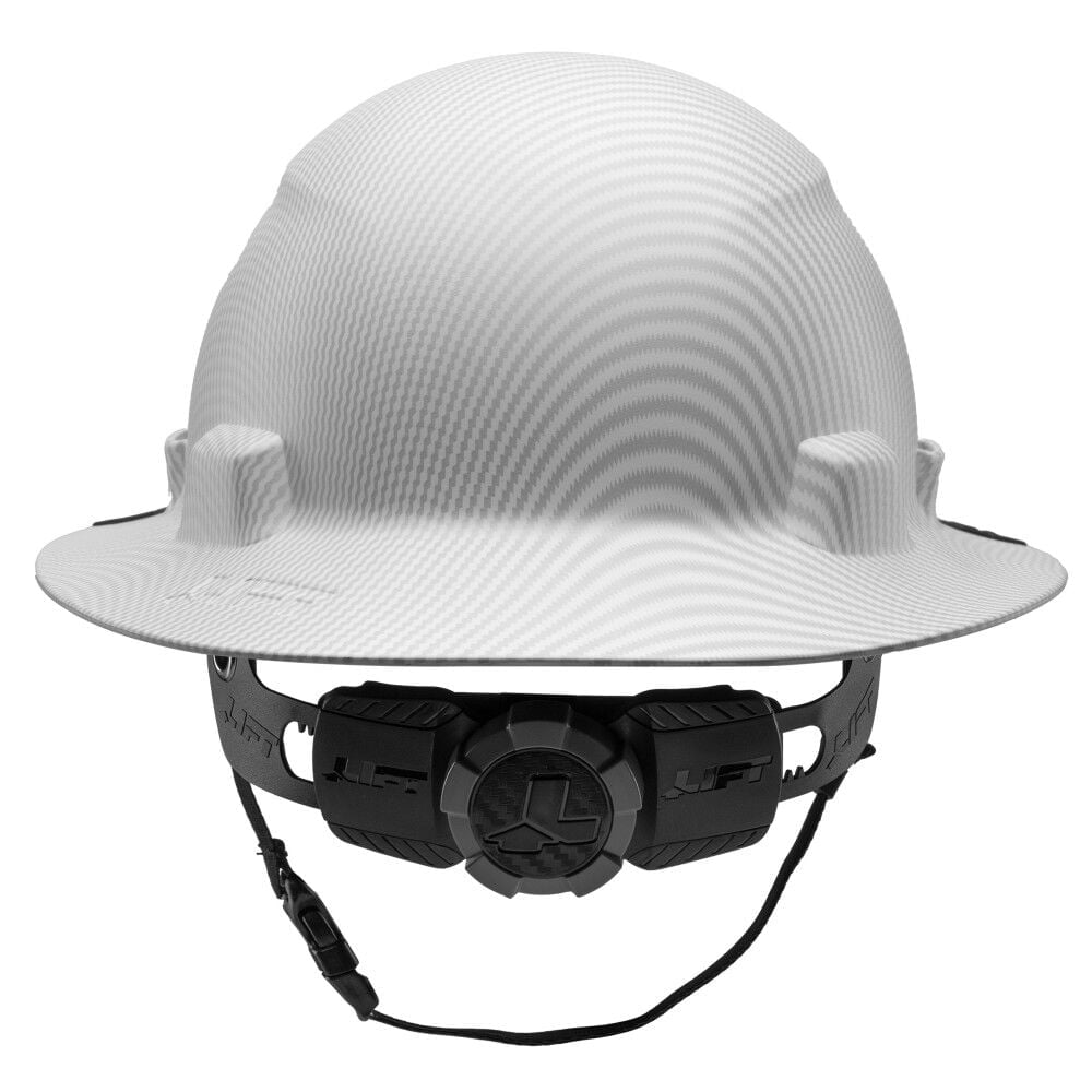 Lift Safety Idax Full Brim - Vented Hard Hat, White