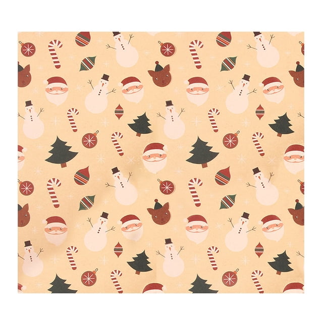 Christmas Wrapping Paper Christmas Christmas Wrapping Paper 20''*27.5'' Santa Merry Christmas Lettering Snowflakes Plaid Christmas Paper Wrapping Animal Wrapping Paper Christmas Minimal Wrapping Paper