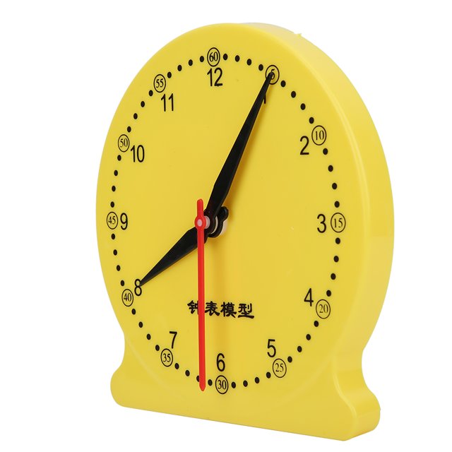 Reloj De Enseñanza 2 PCS / Pack Reloj De Tiempo De Aprendizaje Creativo Modelo De Material Didáctico De Ciencia ANGGREK Educational Toy