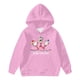 thumbnail image 5 of Sudadera con capucha para niñas y niños, sudadera de manga larga con cuello redondo y estampado de moda, jersey con bolsillo, sudadera de poliéster para niñas, 5 of 8
