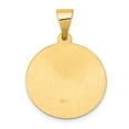 thumbnail image 3 of 14K Yellow Gold Charm Pendant 21 mm 18 Polished And Satin St. Gerard Medal, 3 of 3