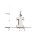 thumbnail image 2 of 925 Sterling Silver Rh-plated LogoArt University of Illinois XS Pendant; for Adults and Teens; for Women and Men, 2 of 2