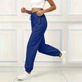 thumbnail image 6 of Sweatpants for Women Elastic Waist Drawstring Joggers Loose Sweatpants With Pockets Casual Track Pant Sizes S-2XL, 6 of 7