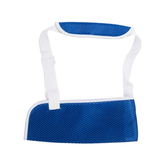 Brazo de malla Jinwen Reposabrazos Ligero para Esguince de Fractura Dislocado Azul 25x10cm