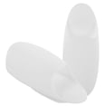 thumbnail image 3 of HEALEEP Toothbrush Container 2Pcs Wall Mounted for Bathroom Use White Silicone, 3 of 7