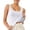 wei163-White, variant on IWRICH Women's Square Neck Tank Top Seamless Soft No-Bra Slim Fit Crop Cami for Summer Layering Casual Wear White XL