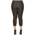 thumbnail image 6 of Women's Jean Looking Jeggings Cotton Blend Capri Length Pull Up Pants, 6 of 8
