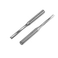 thumbnail image 4 of 10 Pcs Two Flutes Straight End Mills Straight Slot Bit &10Pcs 3.175 Shank Blue Coated Straight End Mill 2 Flute,10 x CNC Router Bits 10 x Straight End Mill,Silver & blue, 4 of 10
