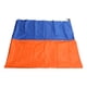 thumbnail image 2 of Manta de picnic multiusos resistente a la arena para aventuras al aire libre, tapete de playa impermeable de dos colores azul y naranja, 2 of 8