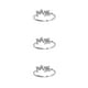 thumbnail image 4 of Anillo abierto Minnieouse con letras mayúsculas anillos de compromiso cobre circonita Type4 NO4, 4 of 6