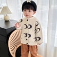 thumbnail image 4 of Esaierr Baby Girls Knit Cardigan Sweater Newborn Crewneck Sweater Coats Outwears Warm Printed Cardigan for 3M-3Y, 4 of 6