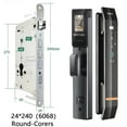 thumbnail image 2 of 3D Face Smart Door Lock Biometric Recognition Fingerprint Password IC Card APP Wifi Lock Unlock For Home House Apartment ,Easy Installation, 2 of 7