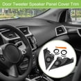 thumbnail image 2 of Panel de altavoz de recubrimiento de ventana de puerta de automóvil Unique Bargains, apto para Honda Civic 16-19 con destornillador y tornillos en negro, 2 of 7