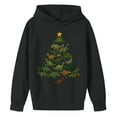 thumbnail image 4 of Sudaderas con capucha para niños y niñas, sudaderas casuales de manga larga, lindas sudaderas de gran tamaño con bolsillo de polar, chaquetas para niñas, 4 of 4