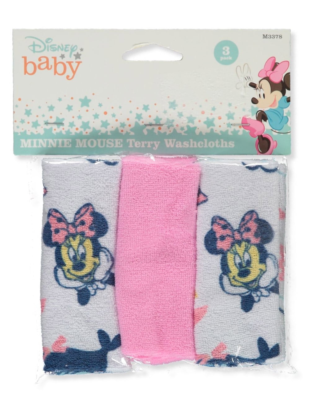 Disney Minnie Mouse Washcloth Bundle 