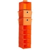 13 Shelf Organizer and 2 Pack Drawers, Orange