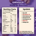 thumbnail image 2 of RAWMYGOD Raw Fruit and Nut Bar Nuts & Berries, Gluten Free, Vegan, No Added Sugar, 16 pack, 170 Calories per Bar, 2 of 5
