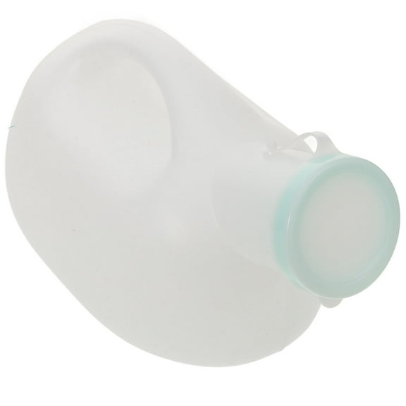OFFIGAM Portable White Plastic Male Urinal for Seniors and Elderly, 1 Pack - Easy to Use and