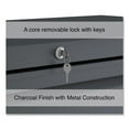 thumbnail image 5 of Alera Lateral File, 5 Legal/Letter/A4/A5-Size File Drawers, Charcoal, 42" x 18.63" x 67.63", 5 of 7