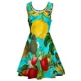 thumbnail image 5 of 2024 Dress Skate Graphic Cute Size Big Women Summer Dresses Fashion Korean Print Floral Sleeveless Dress Print Fruit Vintage, 5 of 7
