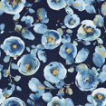 thumbnail image 2 of Indigold Flower Toss Indigo Poster Print by Lisa Audit, 2 of 2
