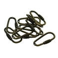 thumbnail image 4 of 10/20 Uds., Gancho de mosquetón de bloqueo de tornillo de acero, pequeñas herramientas de mosquetón deportivo para acampar 10 piezas Baoblaze Resultados de las piezas del llavero, 4 of 8