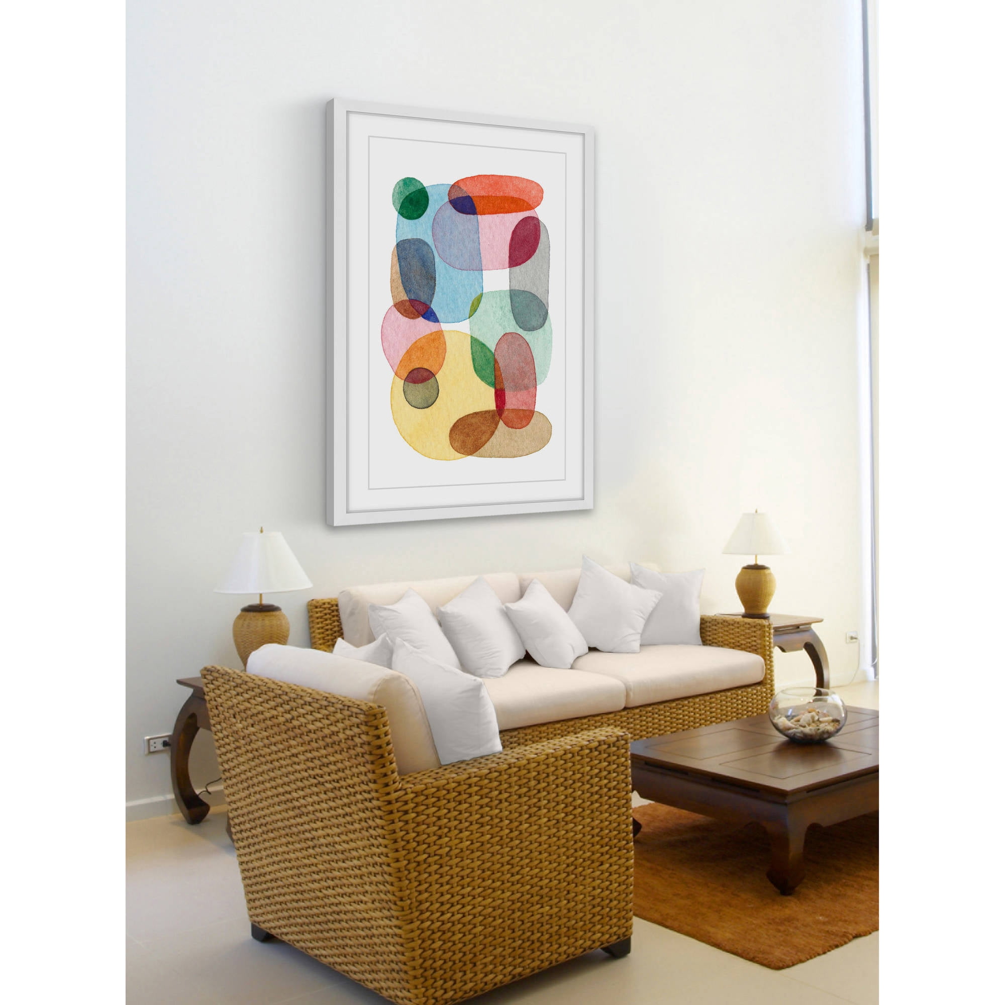 Marmont Hill "Inked Orbs I" Framed Painting Print