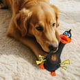 thumbnail image 4 of Funny Squeaky Chicken Dog Toy, Rubber Quacking Chew Toy for Boredom Relief 1 Pack, Durable Latex Pet Stress Reliever, Interactive Squeeze Toy Black 7 Inch, 4 of 4