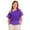 Purple, variant on WXFAZCVU Girls Fashion Tops Mesh Shirt with Tank Top Summer Clothes Kids Trendy Going Out Size 8-9 Years