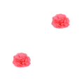 thumbnail image 3 of Pajarita para gato Wosthever con flores Gasa perlada rosa fluorescente 2Conjunto, 3 of 6