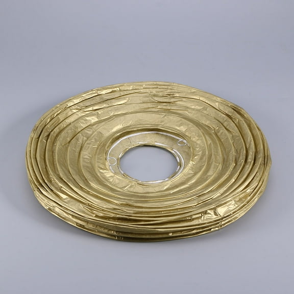 unbranded  6 Pcs Paper Lantern Decorative Decorations Hanging Lanterns Golden