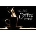 thumbnail image 2 of Deiter, Lori 14x11 White Modern Wood Framed Museum Art Print Titled - Take a Little Coffee Break, 2 of 4