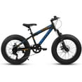 thumbnail image 2 of Ambifirner  20" Fat Tire Bicycle  Mountain  Bike – Wide Tires, 7-Speed Drivetrain & Shock Absorbing Fork for Mountain Trails & Urban Riding, 2 of 7