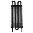 thumbnail image 3 of Oil Radiator, Transmission Radiator Cool Automatic Transmission Oil  For Oil Cooler Replacement 4 Row Black, 3 of 8