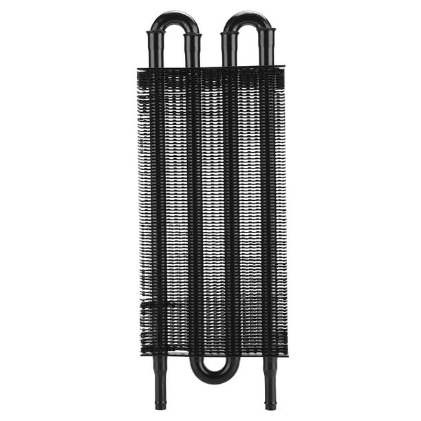 Enfriador de aceite aleación de aluminio universal Transmisión Aceite Radiador Radiador Piezas modificadas para automóvil Negro ANGGREK Otros
