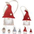 thumbnail image 1 of Suministros de Navidad Narutosak, 2 uds., bolsas decorativas para dulces con forma de Papá Noel, bolsas de regalo de fieltro, decoración navideña para el hogar, caqui Fokelyi JQWJ329-1, 1 of 8