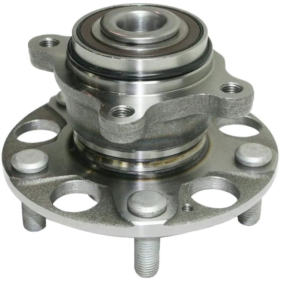 Afa Motors 512257 Rear Wheel Bearing Hub Assembly with 5 Lugs Fits 2006-2011 Honda Civic Low-Runout Wheel Bearing (w/ABS)