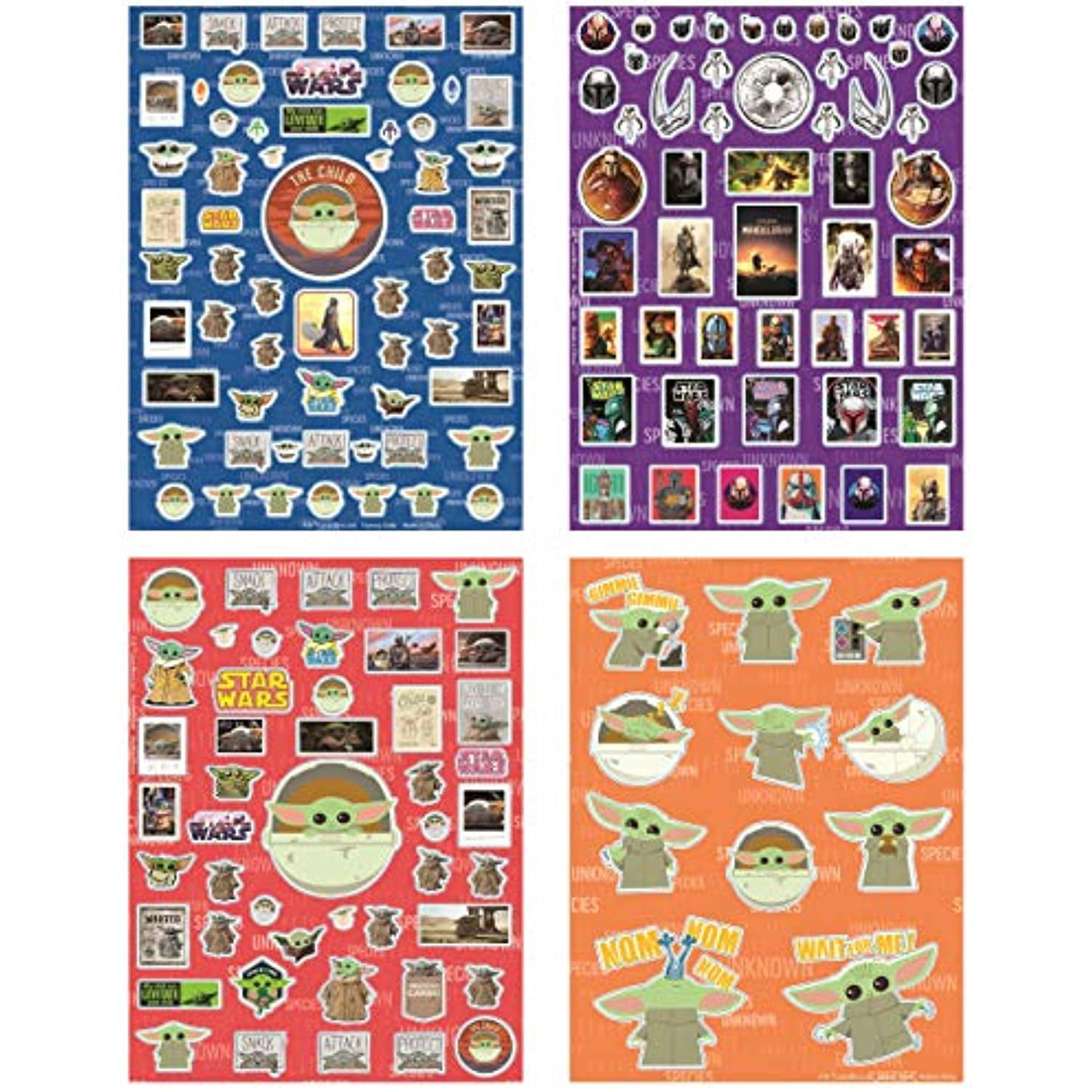 Star Wars Mandalorian Baby Yoda Mega Art Set for Kids with Stickers for Painting + Coloring