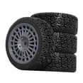 thumbnail image 4 of 4 ruedas y neumáticos para bricolaje, resistentes, profesionales, de 12 mm, hexagonales, negros, piezas mejoradas para 1/10 Gris, 4 of 9