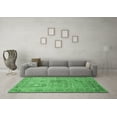 thumbnail image 3 of Ahgly Company Indoor Square Persian Emerald Green Traditional Area Rugs, 5' Square, 3 of 4